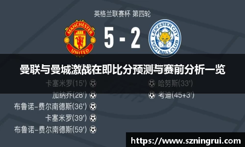 曼联与曼城激战在即比分预测与赛前分析一览